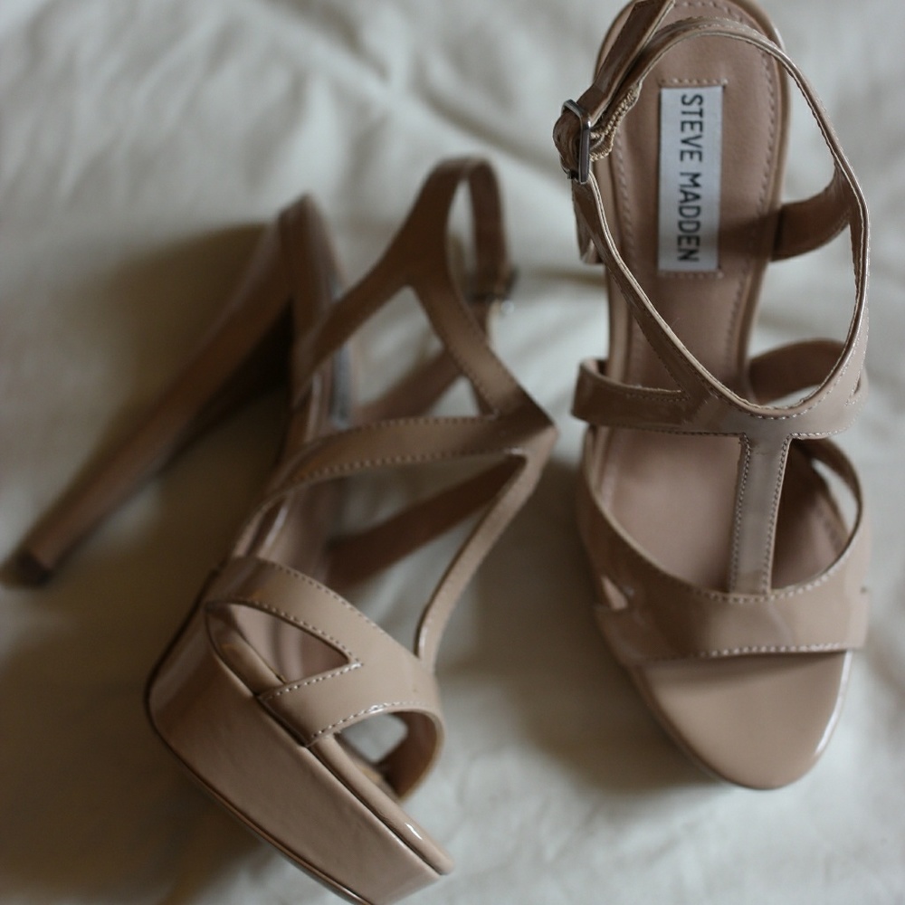 Strappy Nude Heels